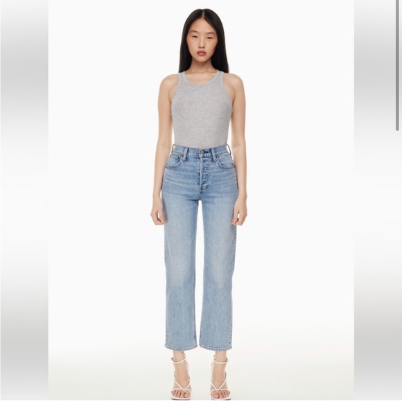 Aritzia Denim - Aritzia Denim Forum The Arlo High Rise Straight Jeans